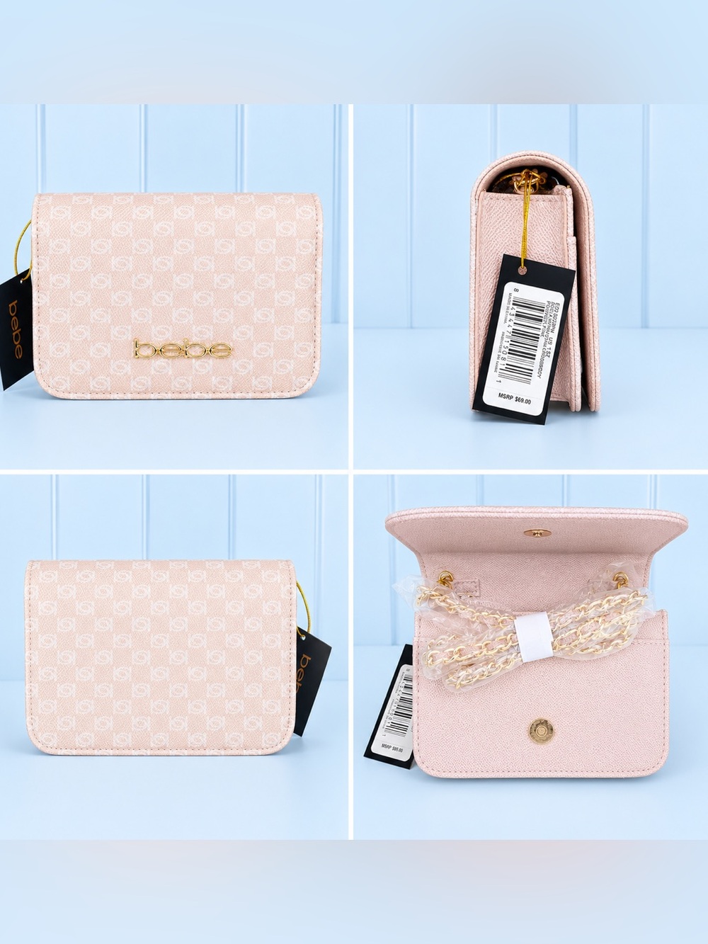 Bebe Adela Monogram Crossbody